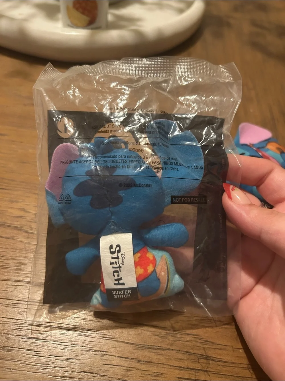 Disney x Mcdonalds Stitch Keychain Plush Bundle with Ukulele
